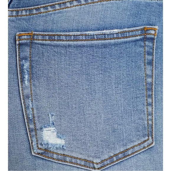 Boyish Dempsey Ripped Straight Leg Jeans in Claire’s Knee Wash Size 26 - Picture 4 of 14